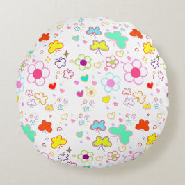 Wrapping paper design for gift rund kudde