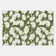 Wrapping Paper Flat Sheet Set of 3