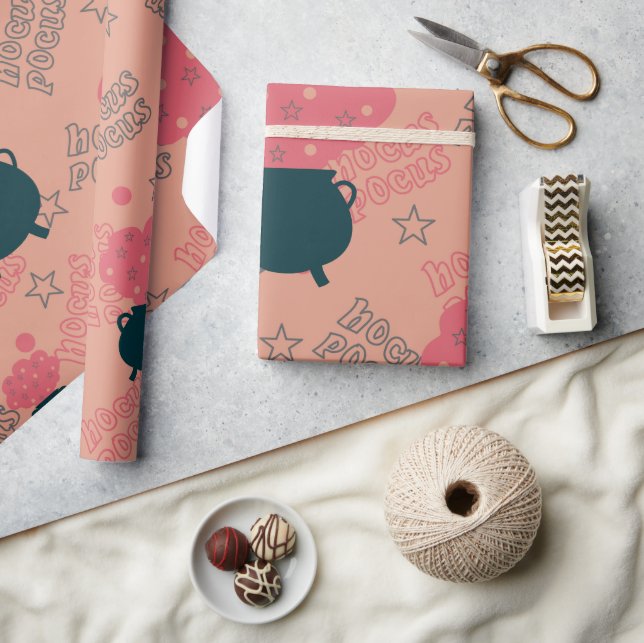 Wrapping paper Hocus pocus  Presentpapper (Hantverk)