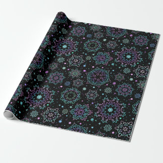 Wrapping Paper - "Holographic Snowflakes" Presentpapper