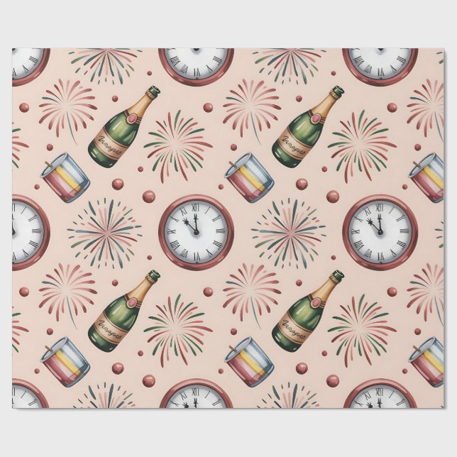 Wrapping Paper-New Year 2026 Wrapping Paper Presentpapper (Platt)