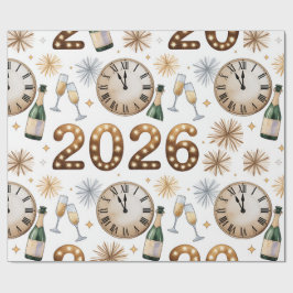 Wrapping Paper-New Year 2026 Wrapping Paper Presentpapper