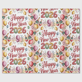 Wrapping Paper-New Year 2026 Wrapping Paper Presentpapper