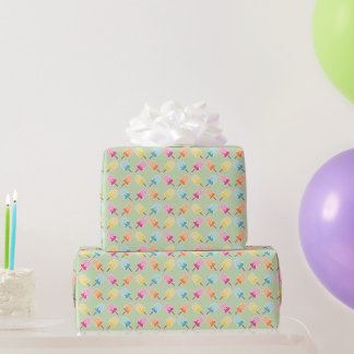 Wrapping Paper - Pastel Popsicle Pattern Presentpapper