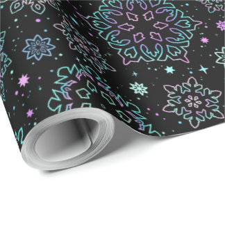 Wrapping paper "Snowflakes" Presentpapper