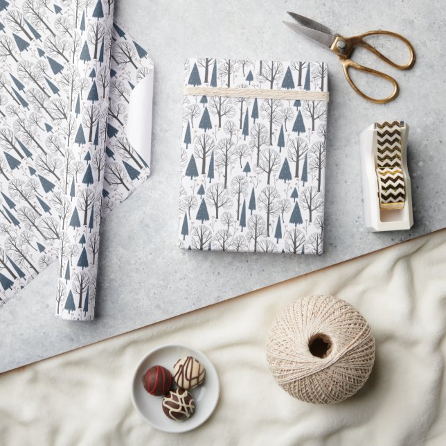Wrapping Paper - Winter Pattern Presentpapper (Hantverk)