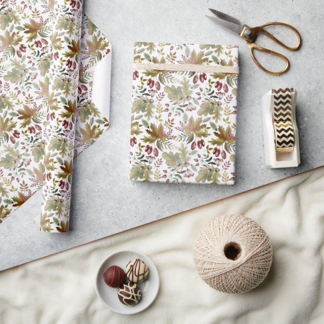 Wrapping Paper - Winter Pattern Presentpapper (Hantverk)