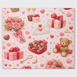 Wrapping Paper - wrapping love Presentpapper