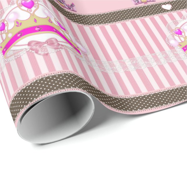 Wrapping papper Queen Presentpapper (Rullad Hörn)