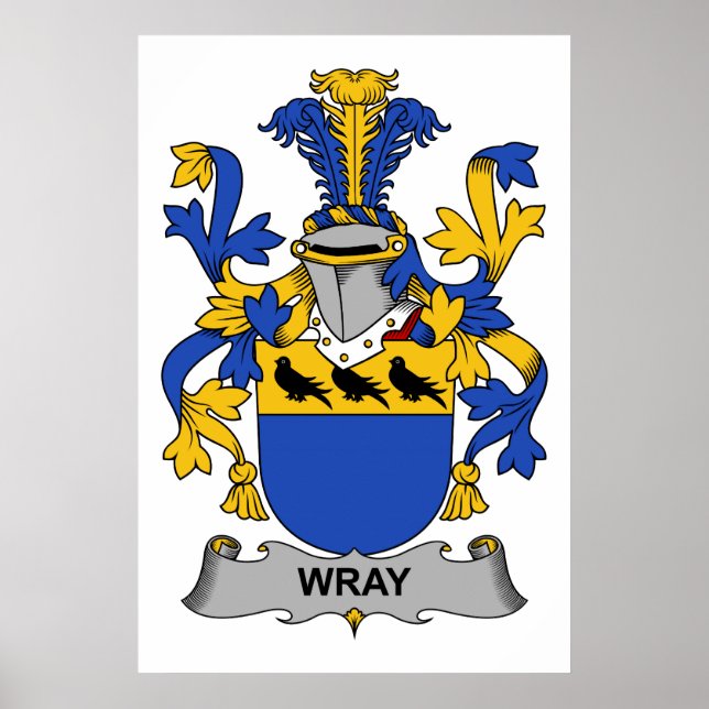 Wray Family Crest Poster (Framsidan)