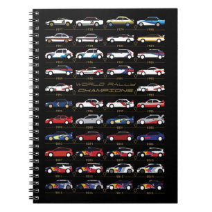 WRC-mästare Anteckningsbok