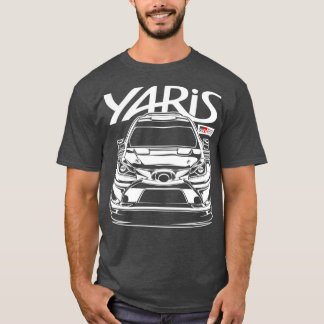 WRC Yaris Gazoo Tävla White Print T Shirt