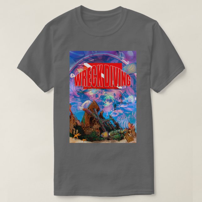 Wreck Diving T Shirt (Design framsida)