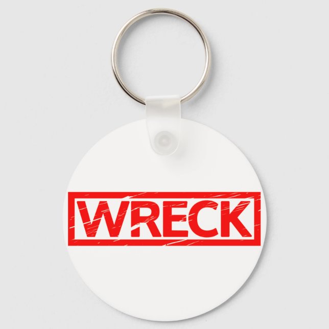 Wreck Frimärke Nyckelring (Framsida)