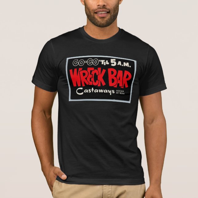 WRECK PUB THE CASTAWAYS MIAMI BEACH T-SHIRTS (Framsida)