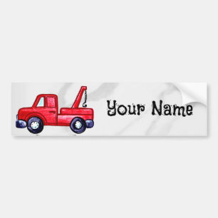 Wrecker Tow Lastbil Bildekal