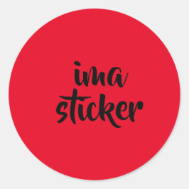 wregwergfe runt klistermärke