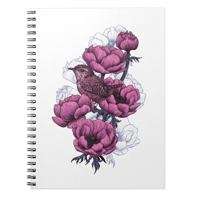 Wren bouquet anteckningsbok (Framsidan)