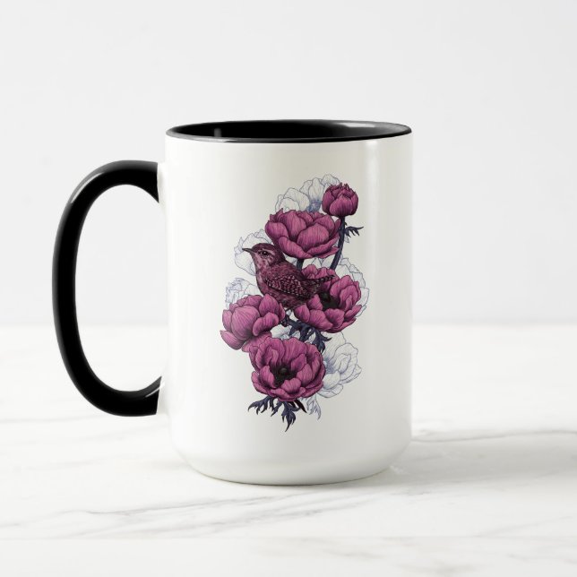 Wren bouquet mugg (Vänster)