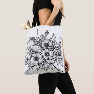 Wren bouquet tygkasse