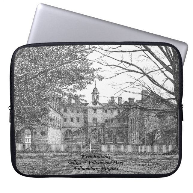 Wren Byggnads Laptop Sleeve (Framsidan)