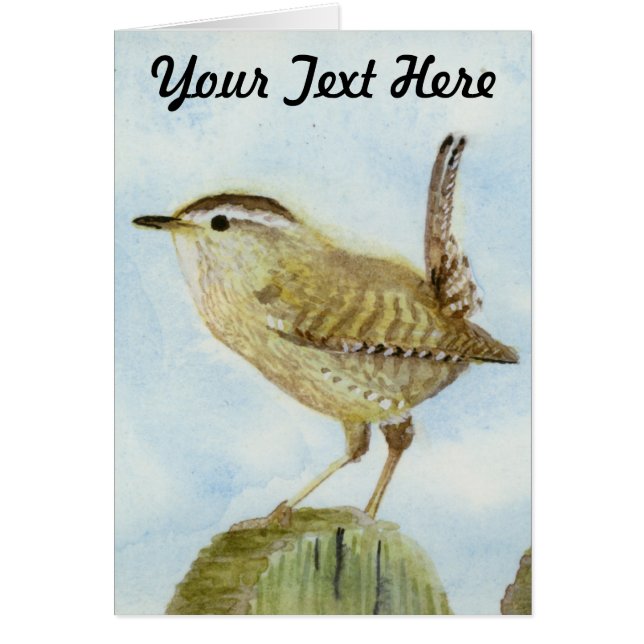 Wren Hälsningskort (Framsidan)