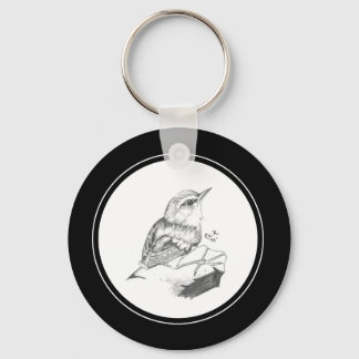 Wren Keychain i pennan Nyckelring