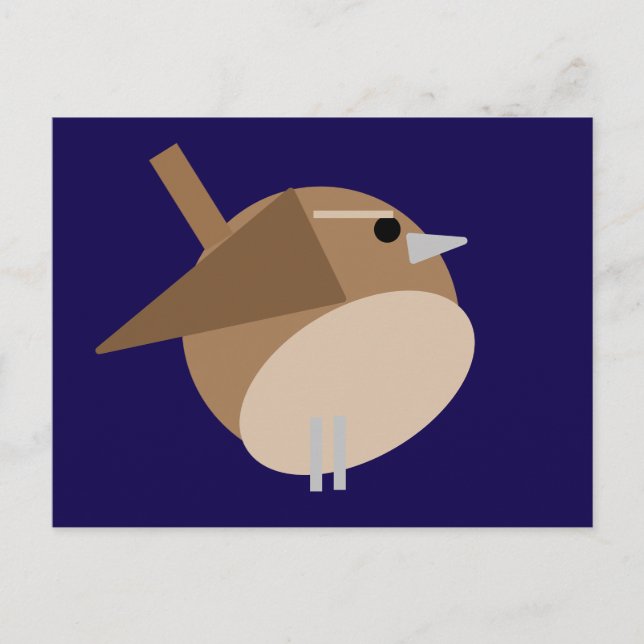 Wren Postcard Vykort (Framsida)