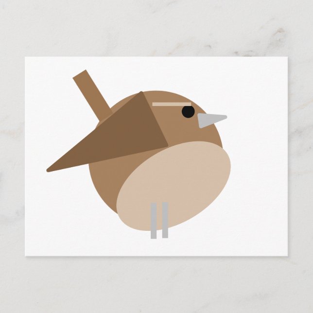 Wren Postcard Vykort (Framsida)