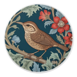 Wren William Morris stil Lämnat på Bird Knopp