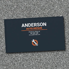 Wrench & Gear - Auto Repair Visitkort