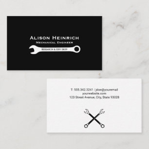 Wrench Hardware Verktyg Visitkort