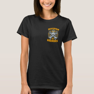 Wrench Krona Royalty Mechanic Verktyg minimalist T Shirt