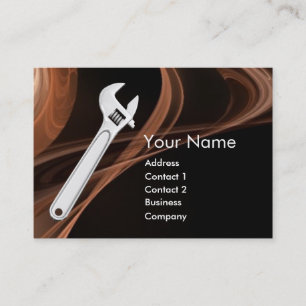 WRENCH METALL MEECHANICS,PLUMBERS VISITKORT