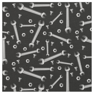 Wrenches Nöt och Bolts Tyg