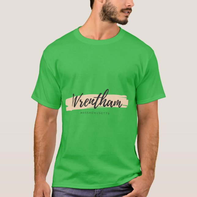 Wrentham Massachusetts T Shirt (Framsida)