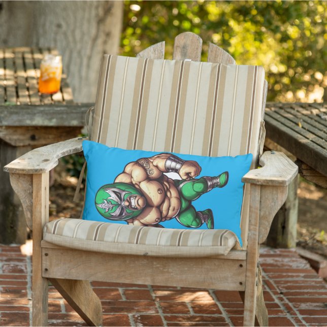 Wreseling manar lumbarkudde (Stol)