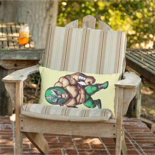 Wreseling manar lumbarkudde (Stol)