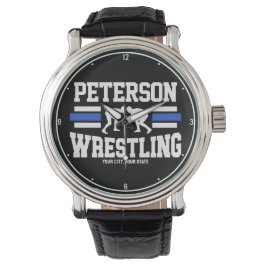 Wrestler ADD NAMN School Idrottsman Wrestling Team Armbandsur