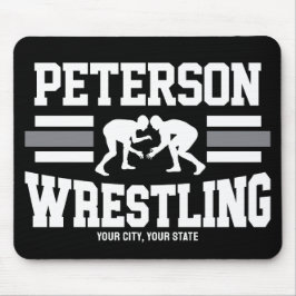 Wrestler ADD NAMN School Idrottsman Wrestling Team Musmatta