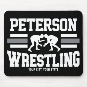 Wrestler ADD NAMN School Idrottsman Wrestling Team Musmatta