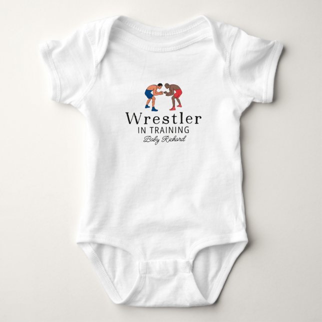 Wrestler in Training - Wrestling T Shirt (Framsida)