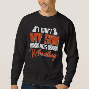 Wrestler säger att jag kan att min son har brottat lång ärmad tröja