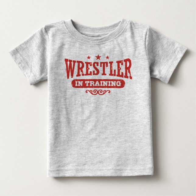 Wrestler under utbildning t-shirt (Framsida)