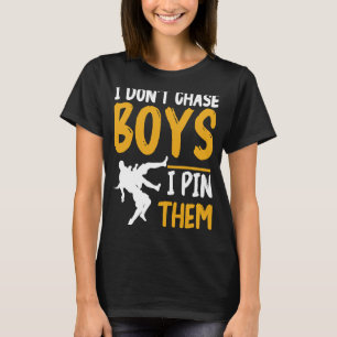 Wrestler Wrestling I Chase Boys Wrestle T Shirt