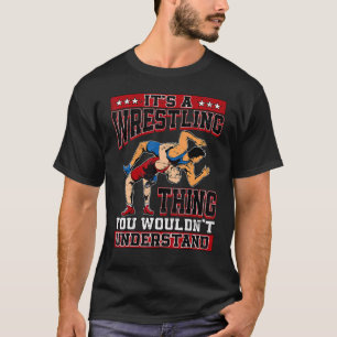 Wrestler Wrestling Pro Wrestler Idea Boys Manar T Shirt