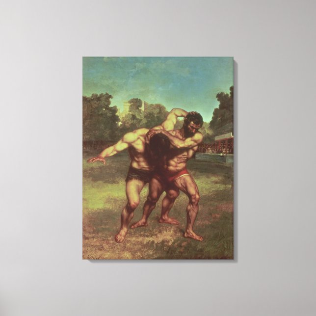 Wrestlers 1853 canvastryck (Framsida)