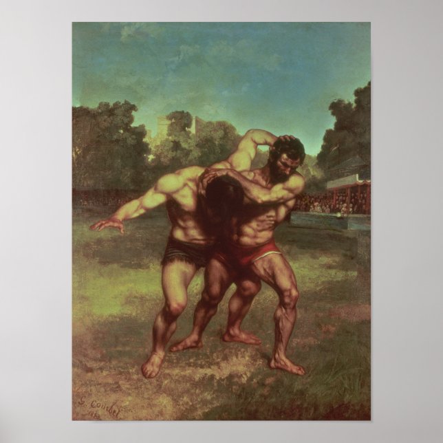 Wrestlers 1853 poster (Framsidan)