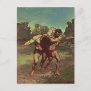 Wrestlers 1853 vykort
