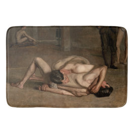 Wrestlers (av Thomas Eakins) Badrumsmatta